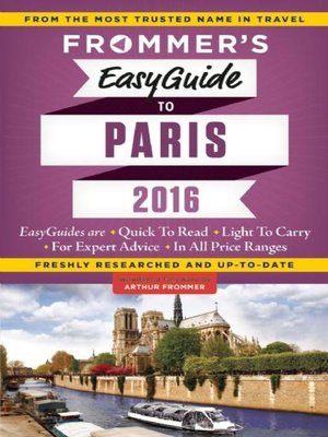 cover image of Frommer's EasyGuide to Paris 2016